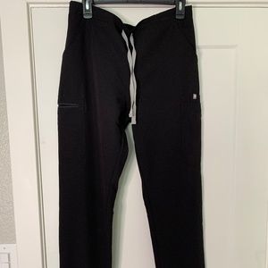 Figs Scrub Pants- YOLA Skinny M Tall Black